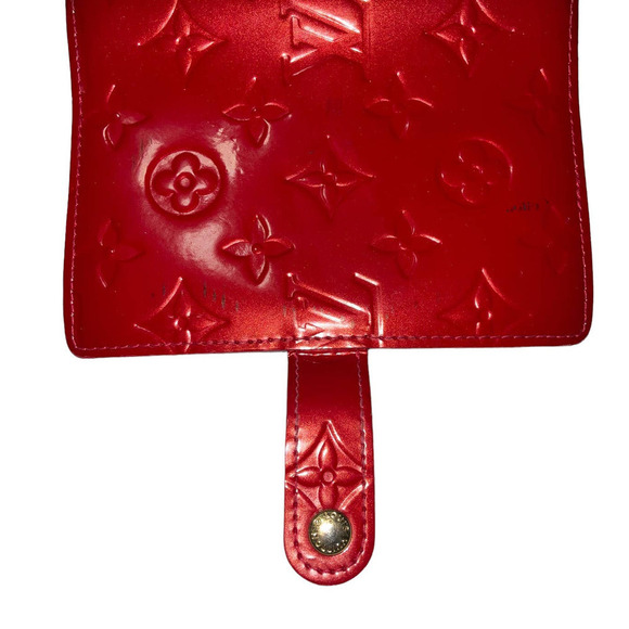 Louis Vuitton Red Vernis Leather Small Ring Agenda Cover - Picture 8 of 16